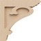Ekena Millwork 2"W x 10"D x 10"H Thin Mayflower Rough Cedar Woodgrain TimberThane Corbel, Primed Tan CORUR02X10X10MAYRCPR - alternate 4